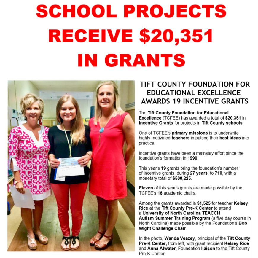 Tift County Pre-K Grants